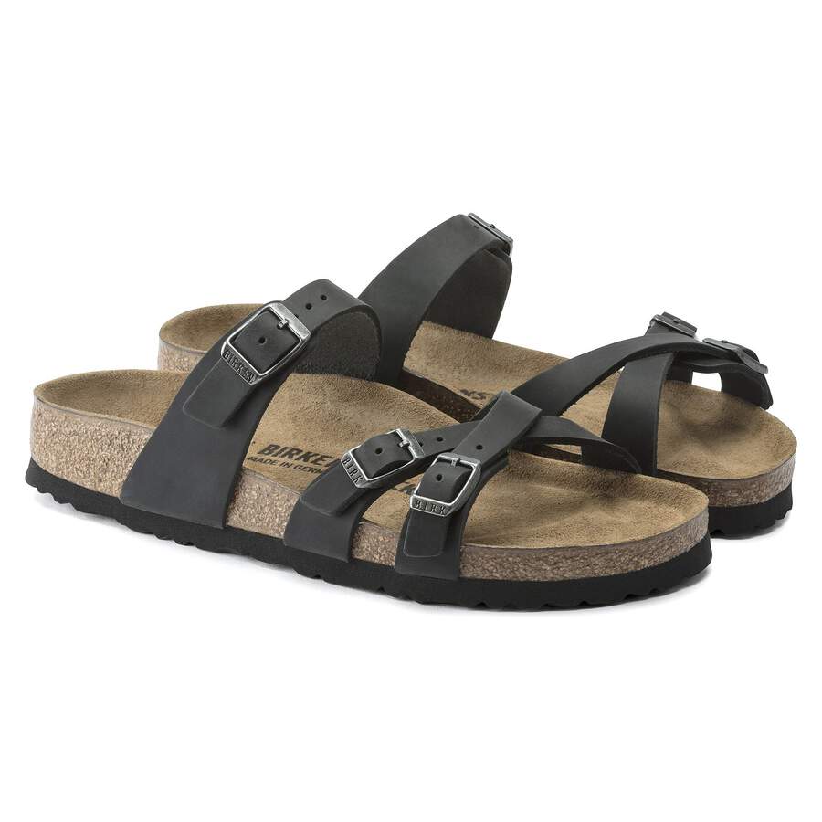 Franca Natural Leather Oiled - Black