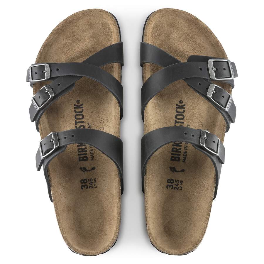 Franca Natural Leather Oiled - Black