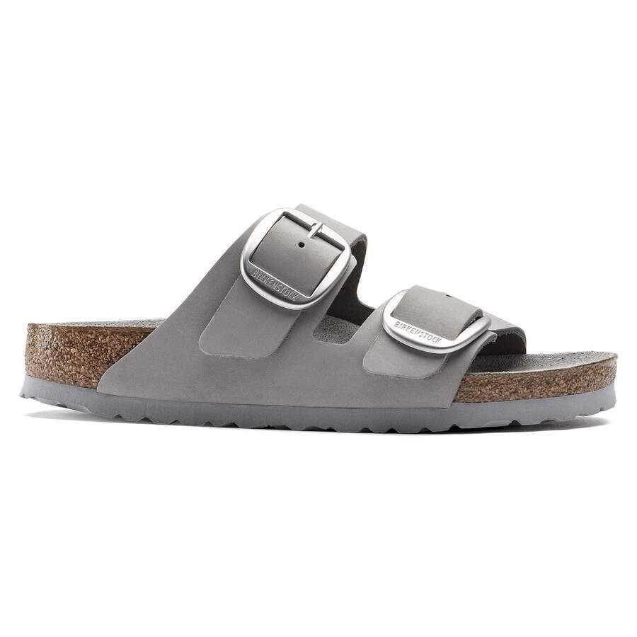 Arizona Big Buckle Natural Leather Nubuck - Dove Gray