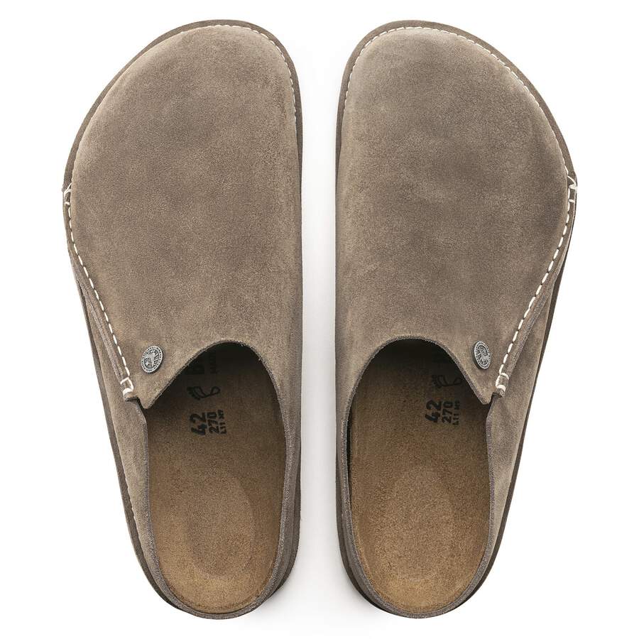 Zermatt Premium Suede Leather - Gray Taupe