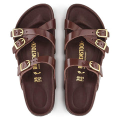 Franca Natural Leather Patent - High Shine Chocolate