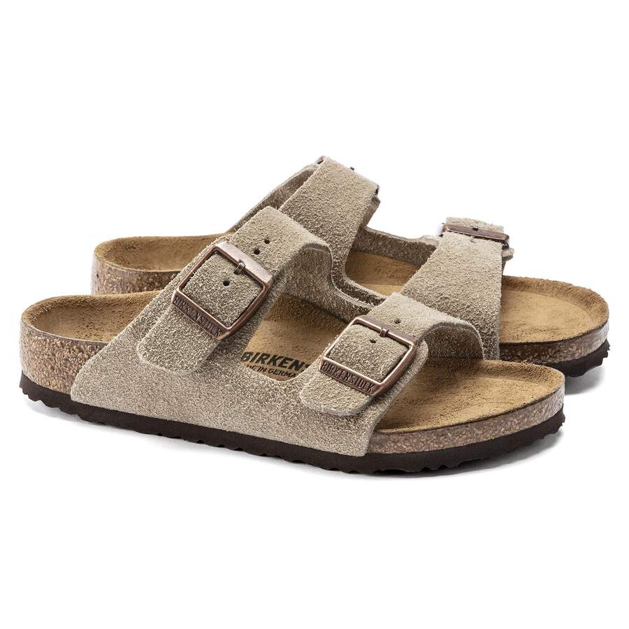 Arizona Kids Suede Leather - Taupe
