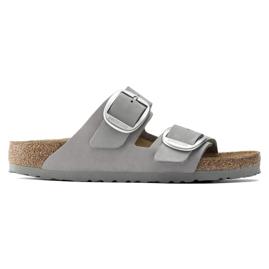 Arizona Big Buckle Nubuck Leather - Dove Gray