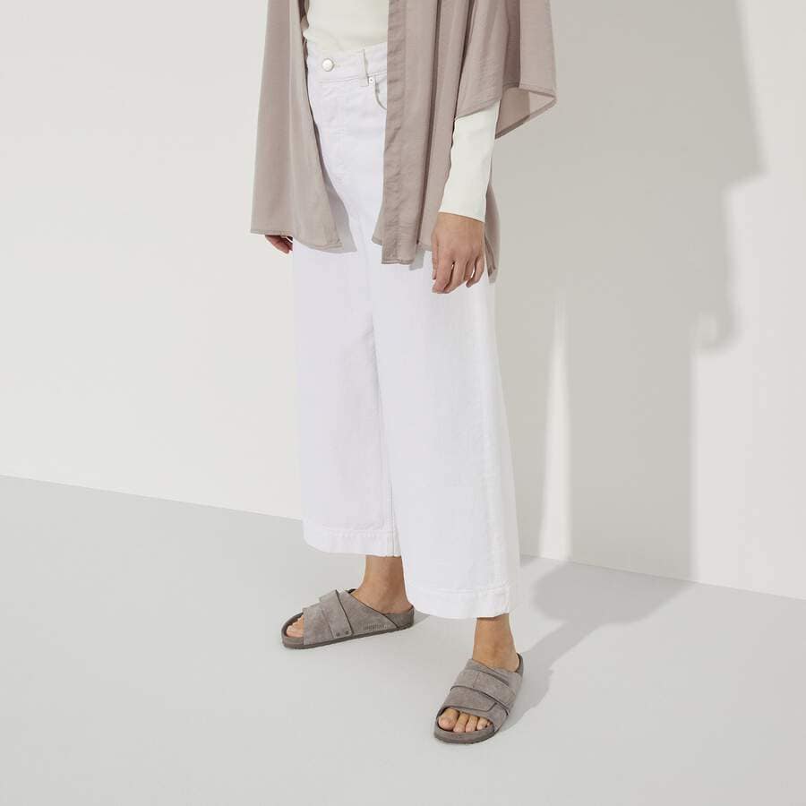 Kyoto Suede Leather - Gray Taupe