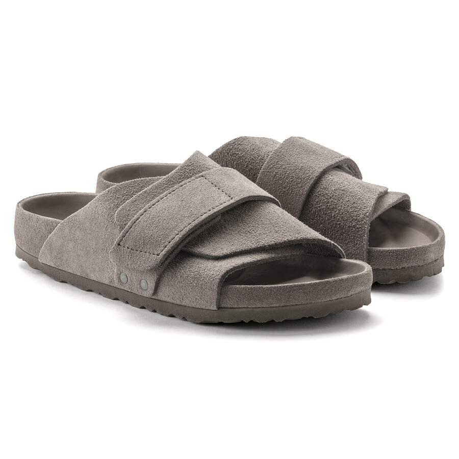 Kyoto Suede Leather - Gray Taupe