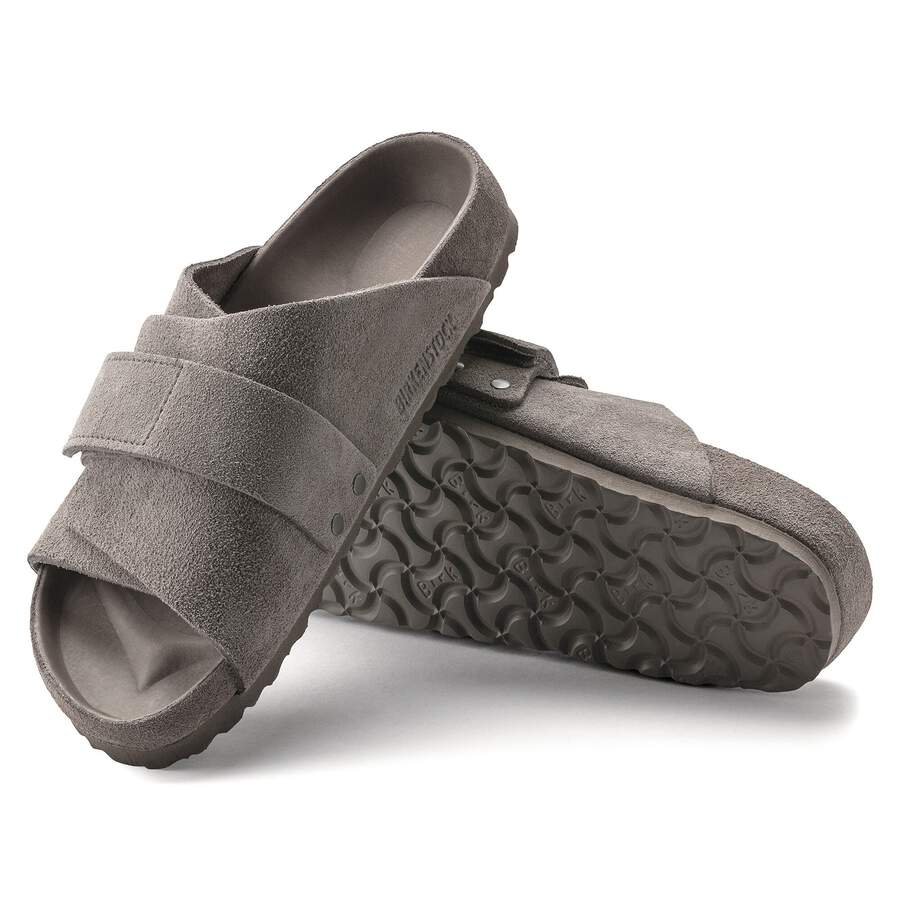 Kyoto Suede Leather - Gray Taupe