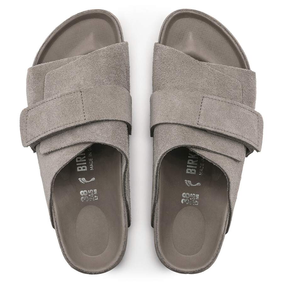 Kyoto Suede Leather - Gray Taupe