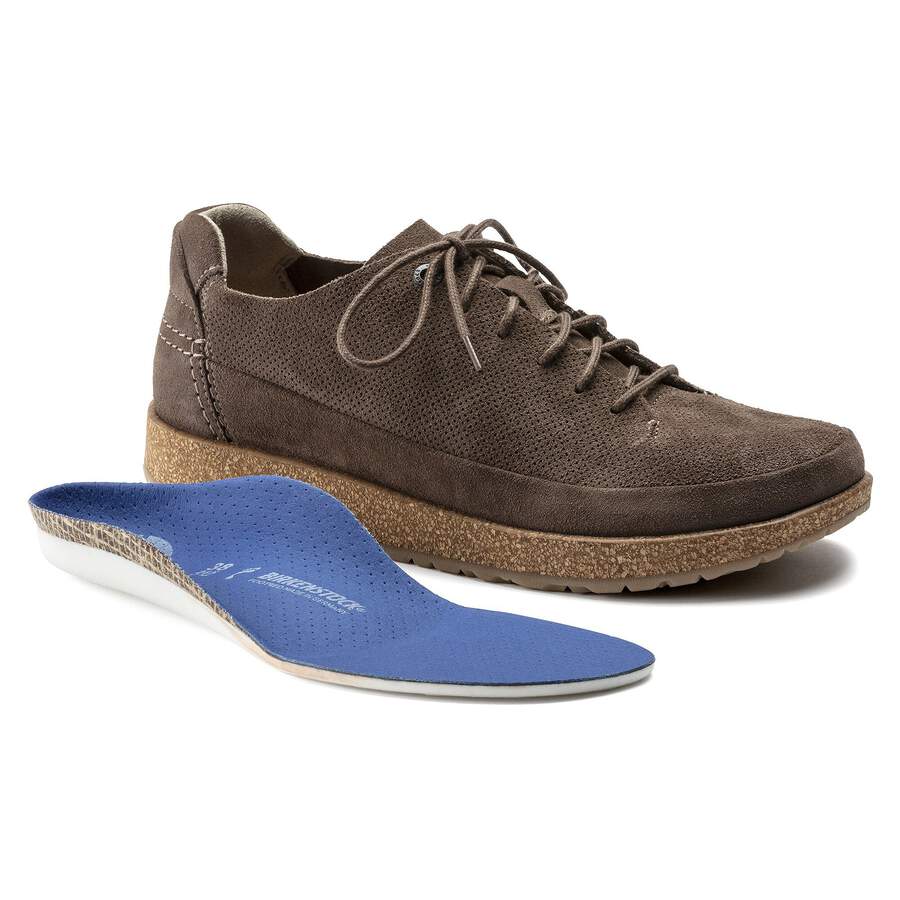 Honnef Light Suede Leather - Gray Taupe