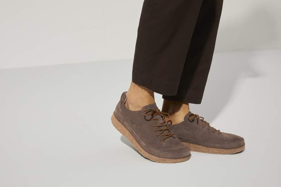 Honnef Light Suede Leather - Gray Taupe