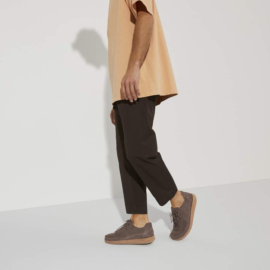 Honnef Light Suede Leather - Gray Taupe