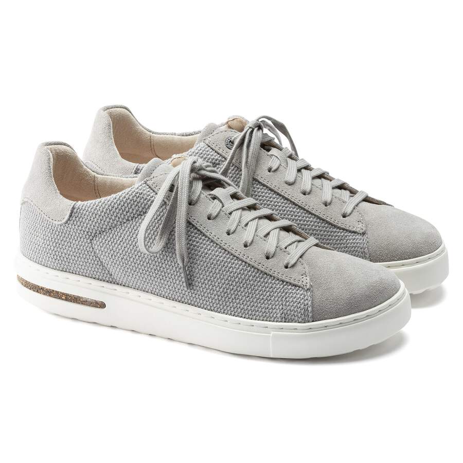Bend Low Natural Leather/Textile - Whale Gray