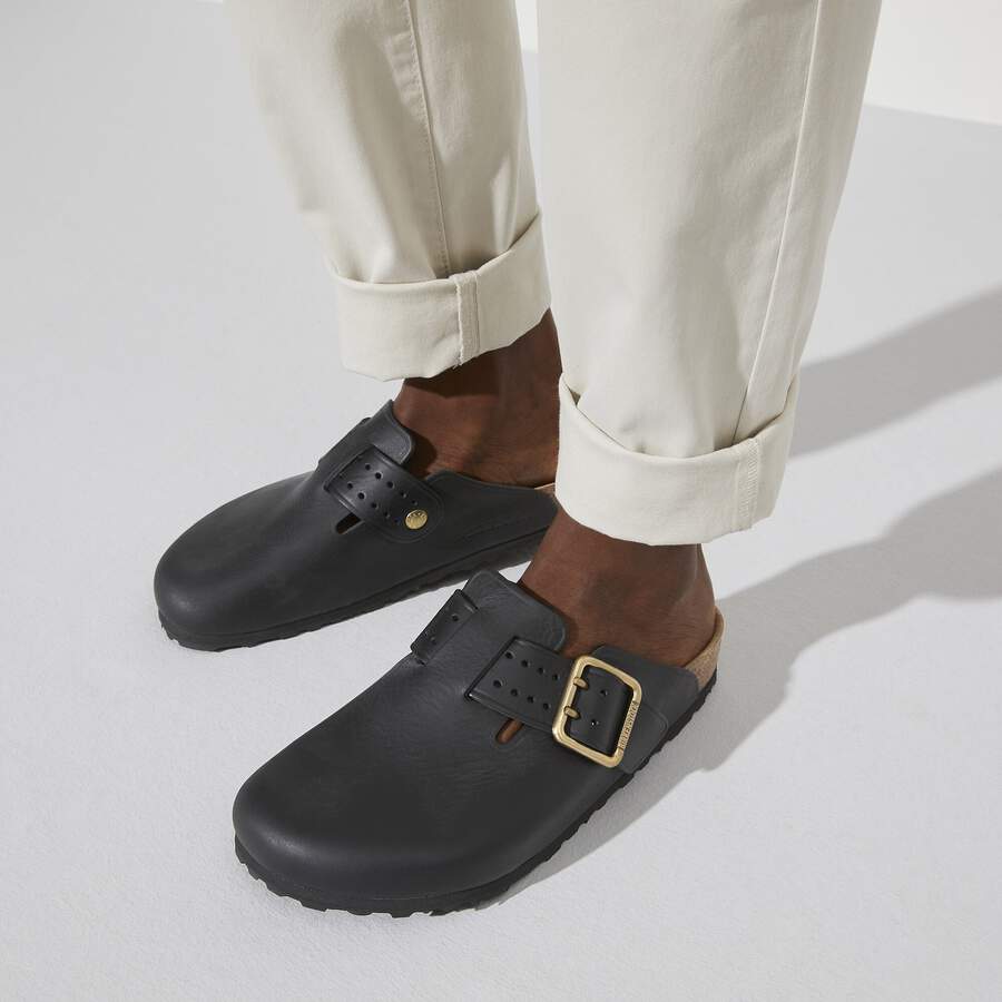 Boston Bold Natural Leather - Black