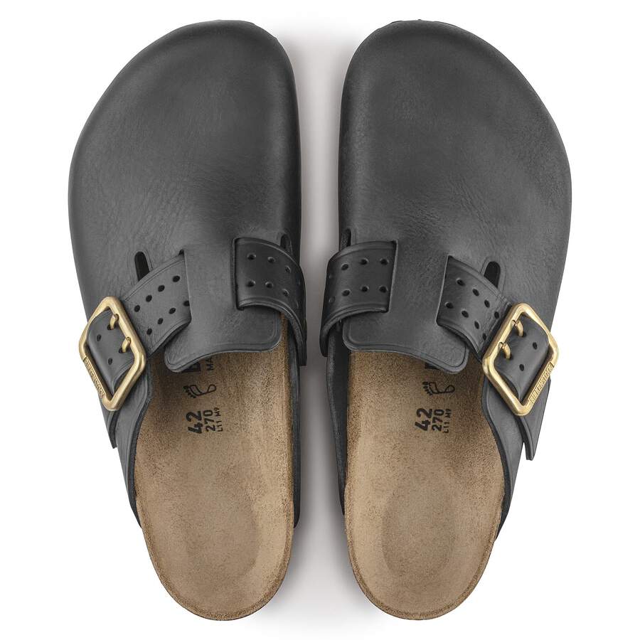 Boston Bold Natural Leather - Black