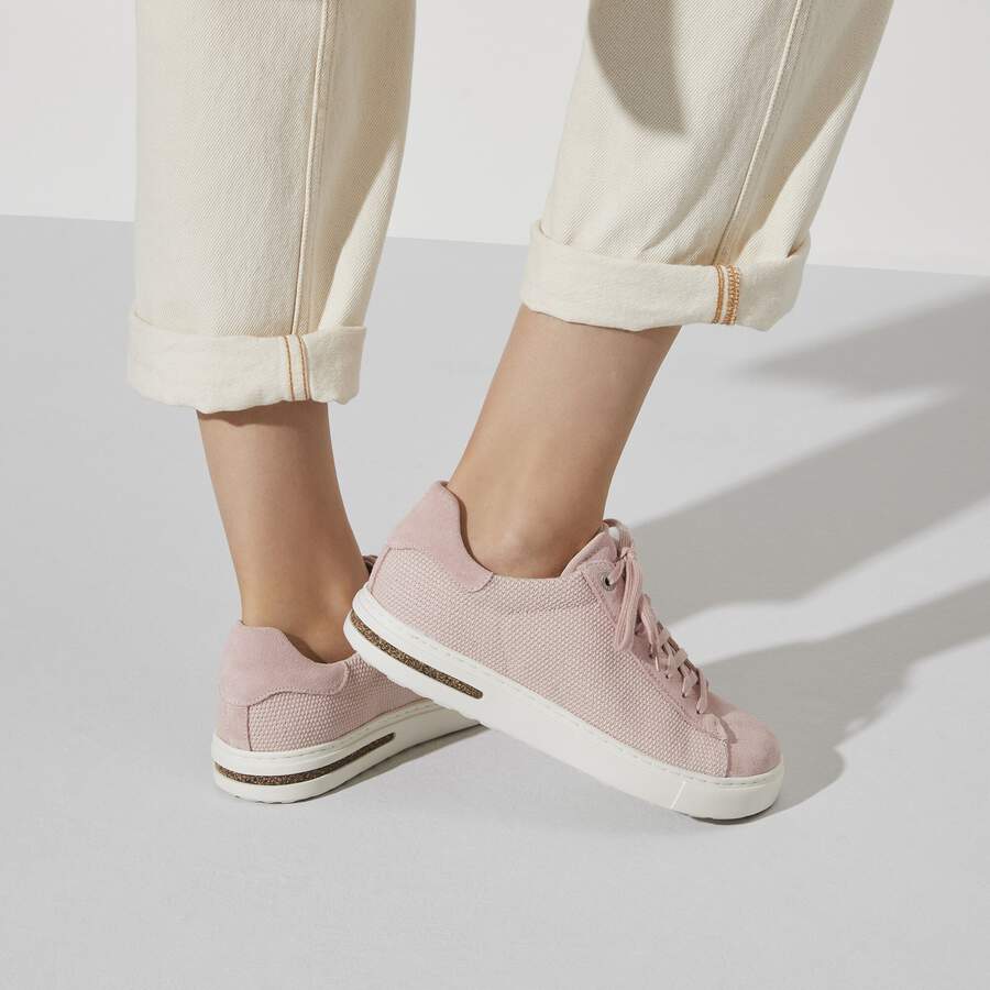 Bend Low Natural Leather/Textile - Soft Pink