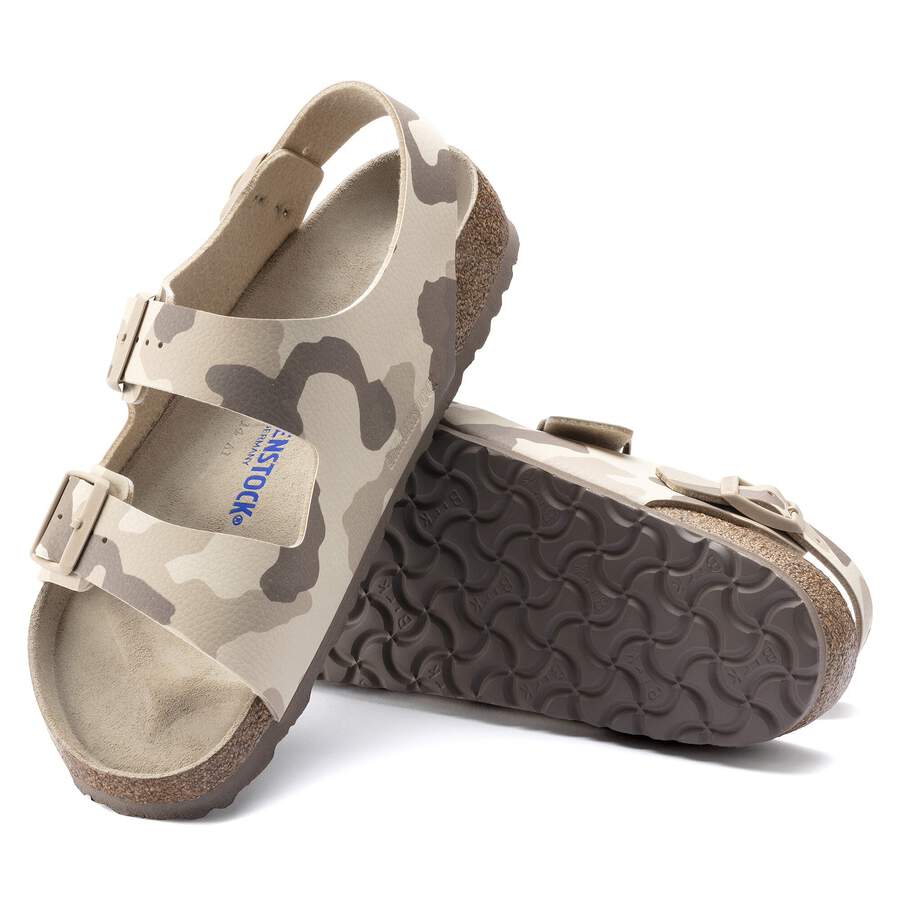 Milano Soft Footbed Birko-Flor - Desert Soil Gray/Taupe