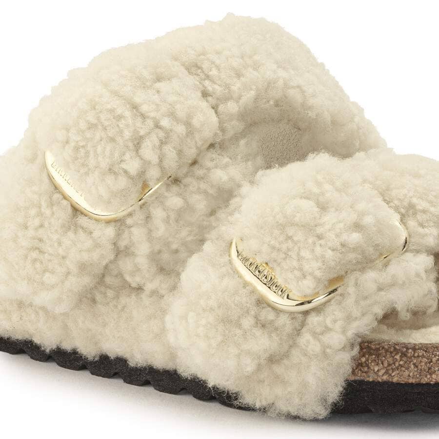 Arizona Big Buckle Fur - Teddy Eggshell
