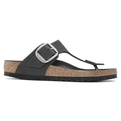 Gizeh Big Buckle Natural Leather Oiled - Black
