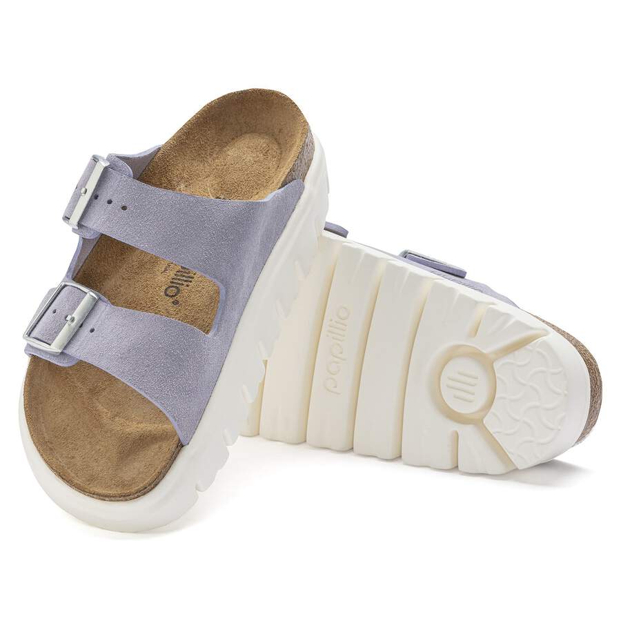 Arizona Chunky Suede Leather - Purple Fog