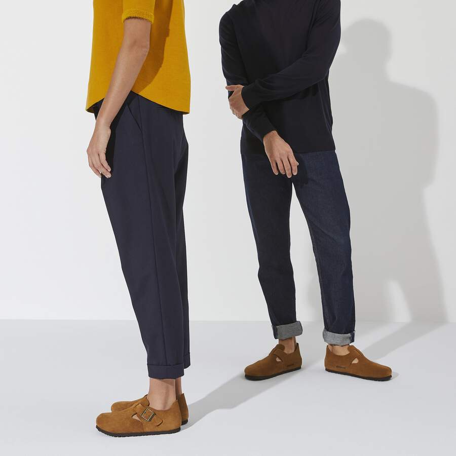London Suede Leather - Mink