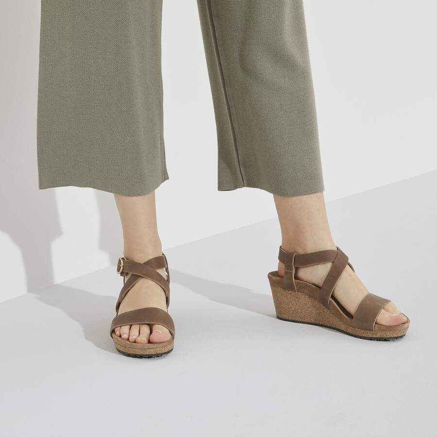 Sibyl Ring-Buckle Natural Leather - Cognac