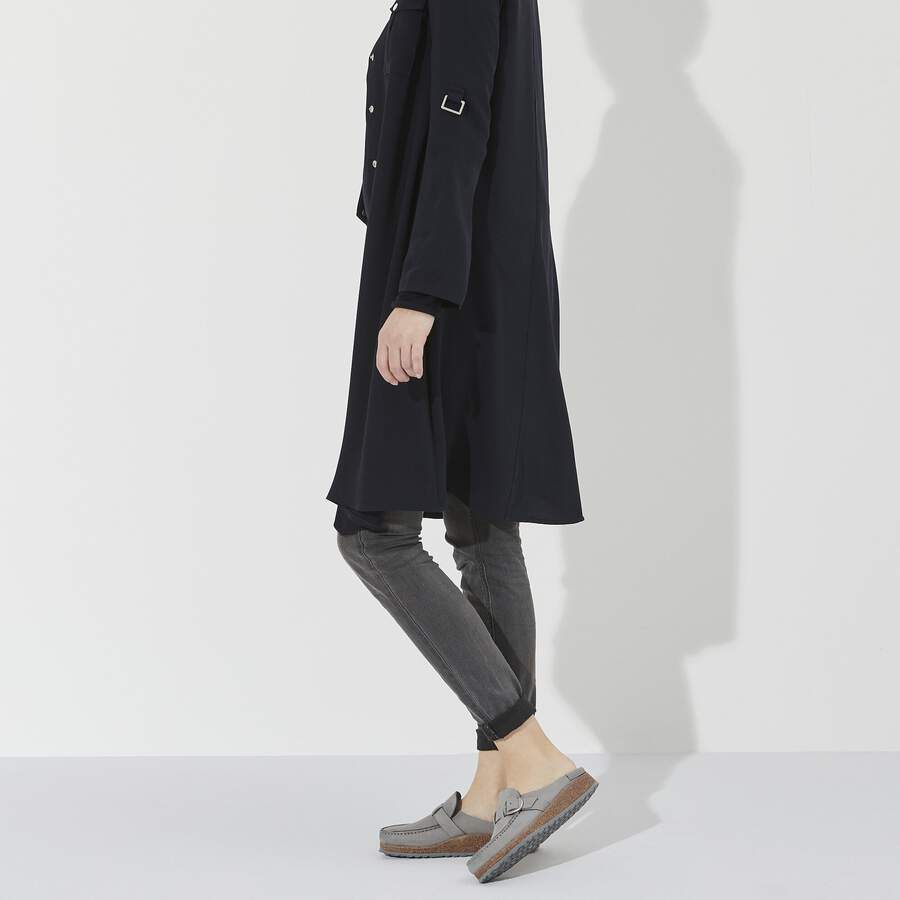 Buckley Nubuck Leather - Dove Gray