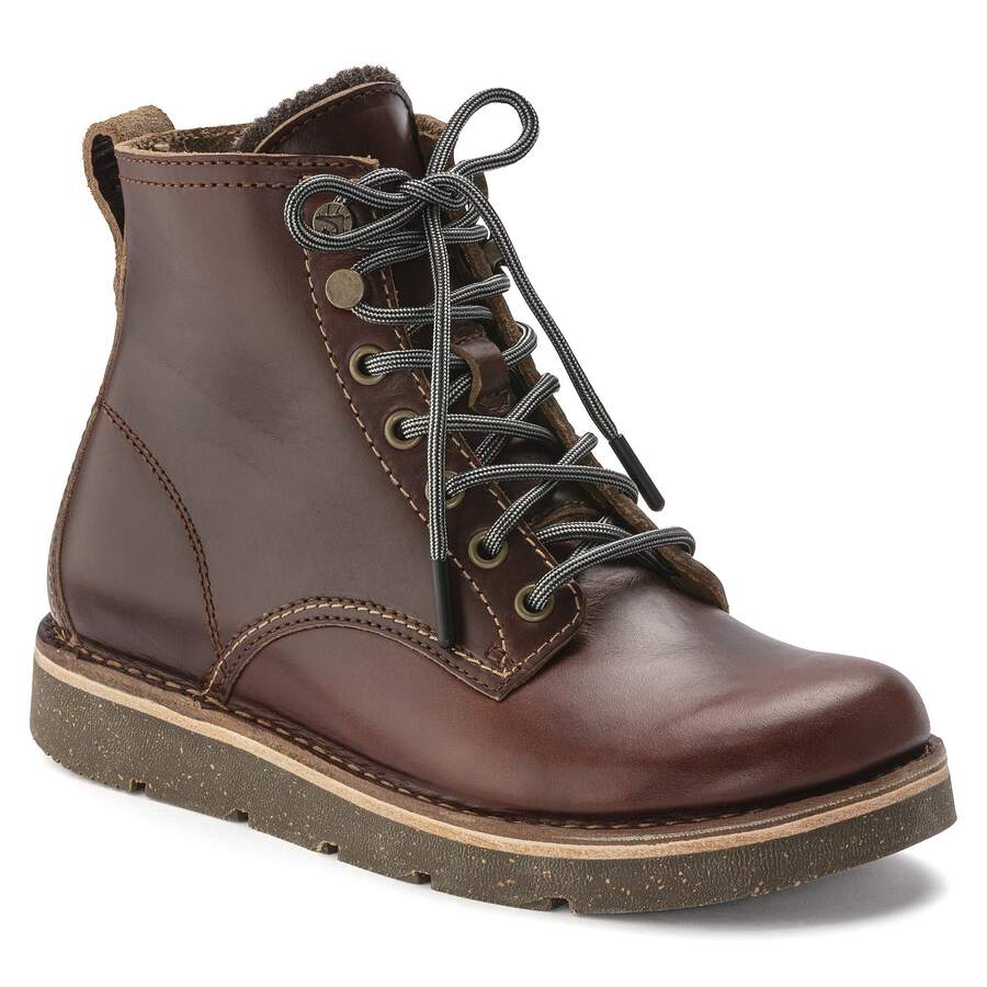Birmingham Lace Women Natural Leather Oiled - Roast