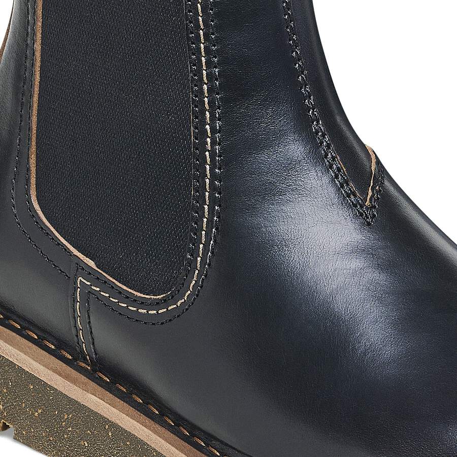 Birmingham Slip On Women Natural Leather Oiled - Black