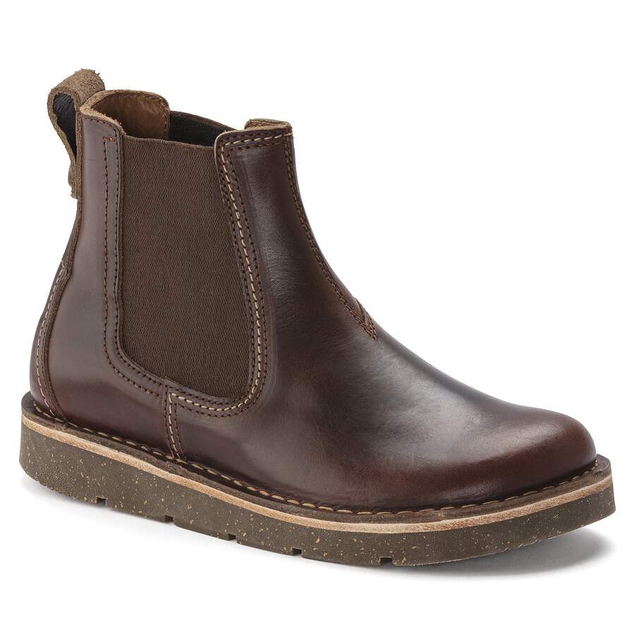 Birmingham Slip On Men Natural Leather Oiled - Roast