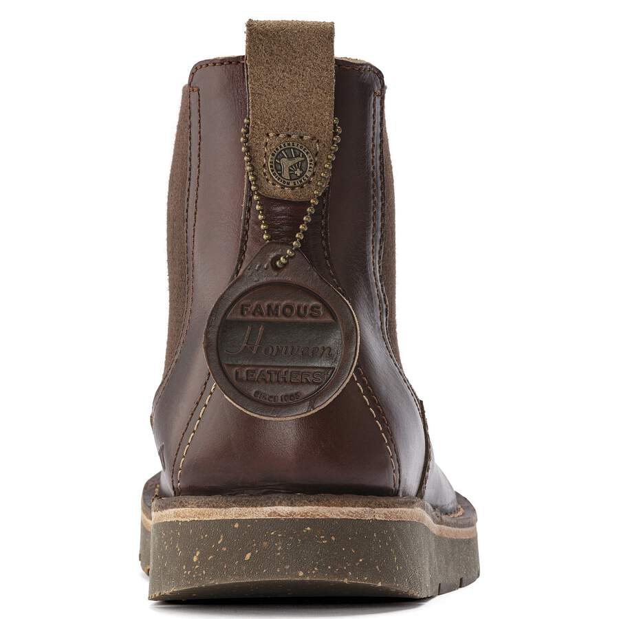 Birmingham Slip On Men Natural Leather Oiled - Roast