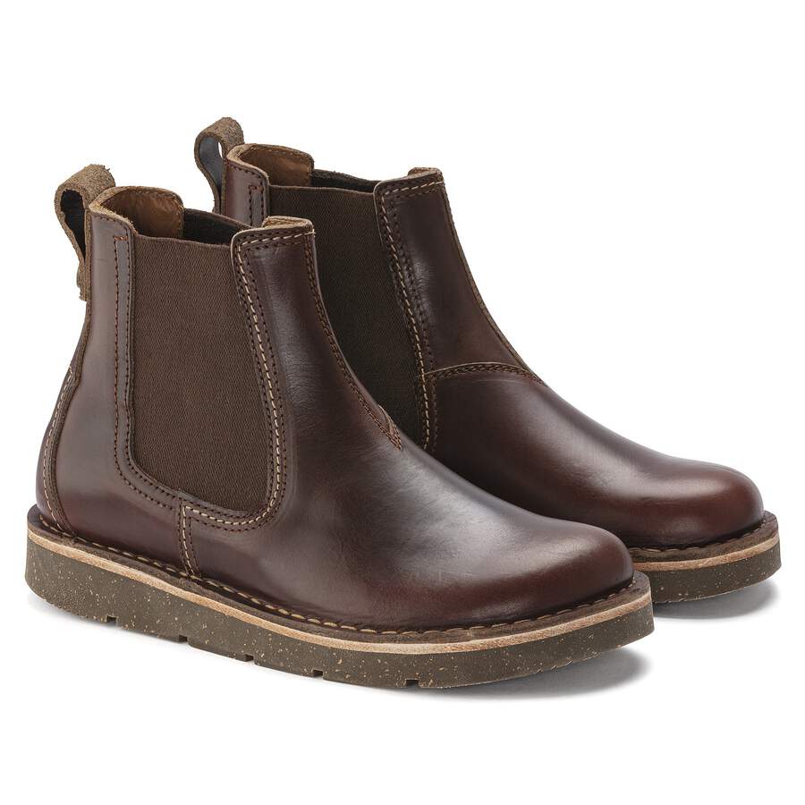Birmingham Slip On Women Natural Leather Oiled - Roast