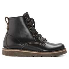 Birmingham Lace Men Natural Leather Oiled - Black