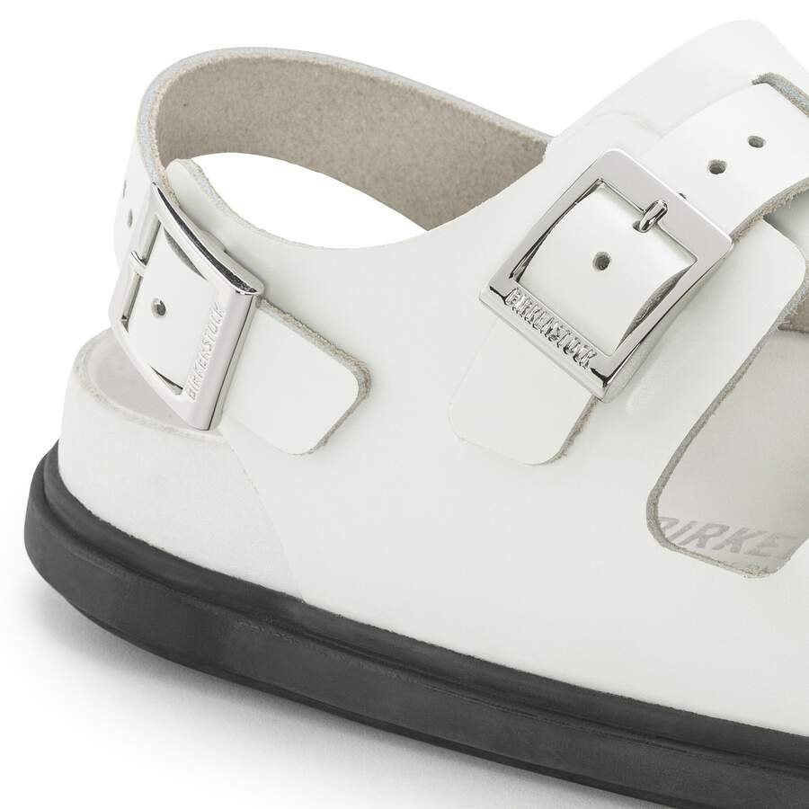 Cannes Natural Leather - White