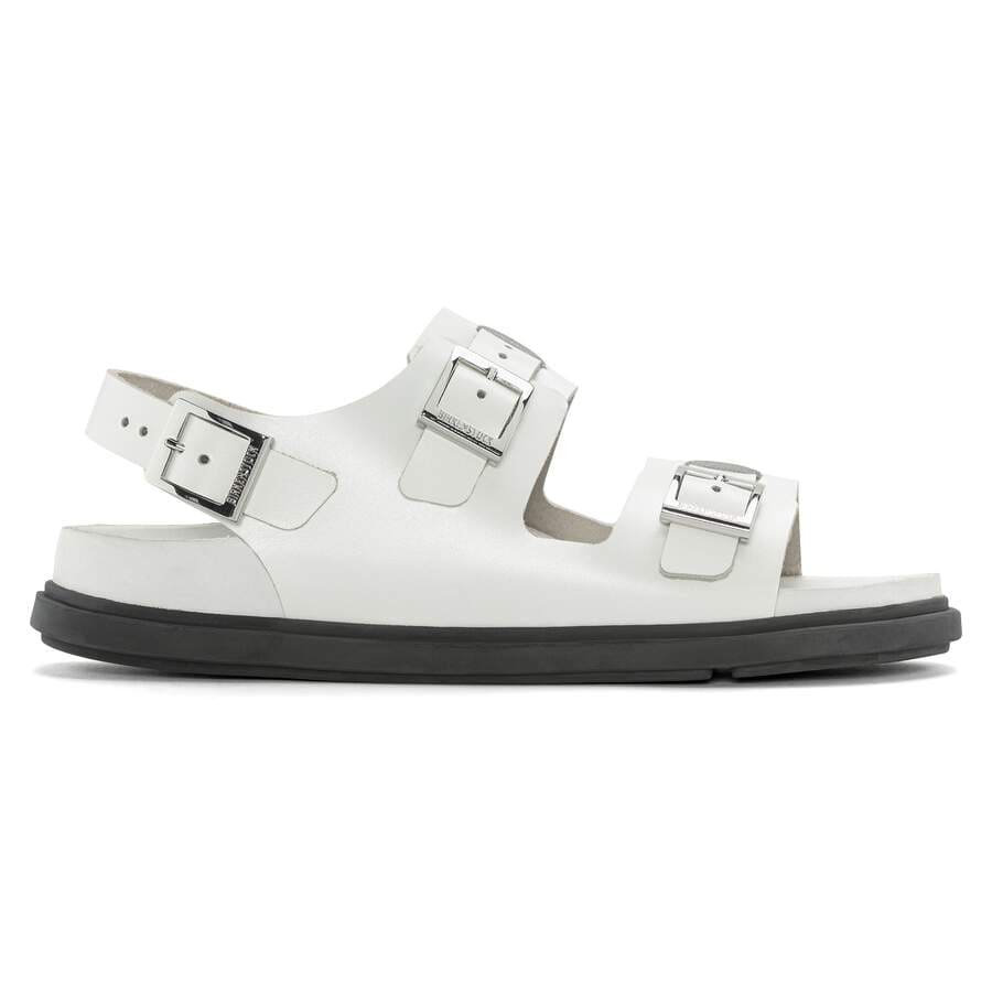 Cannes Natural Leather - White