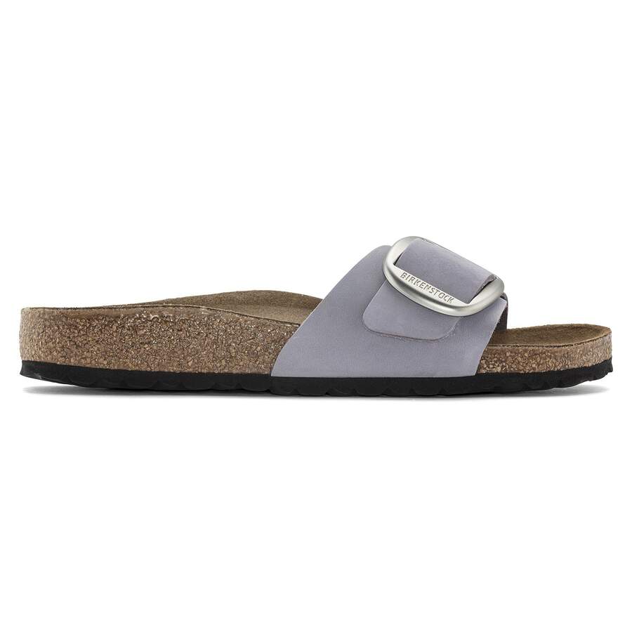 Madrid Big Buckle Nubuck Leather - Purple Fog