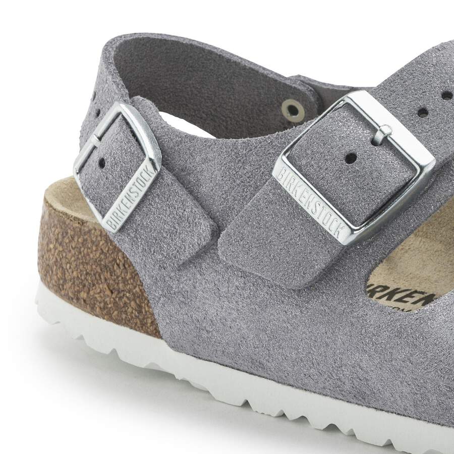 Milano Suede Leather - Purple Fog