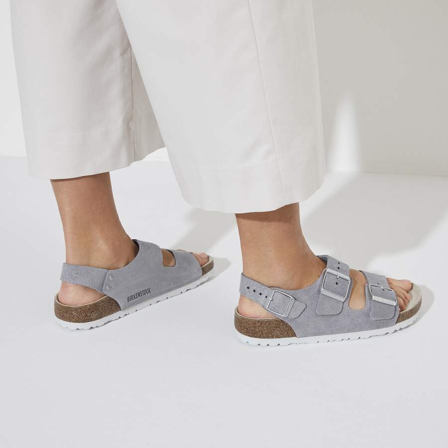 Milano Suede Leather - Purple Fog