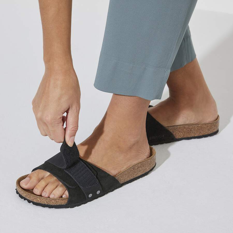 Oita Nubuck Leather/Suede - Black