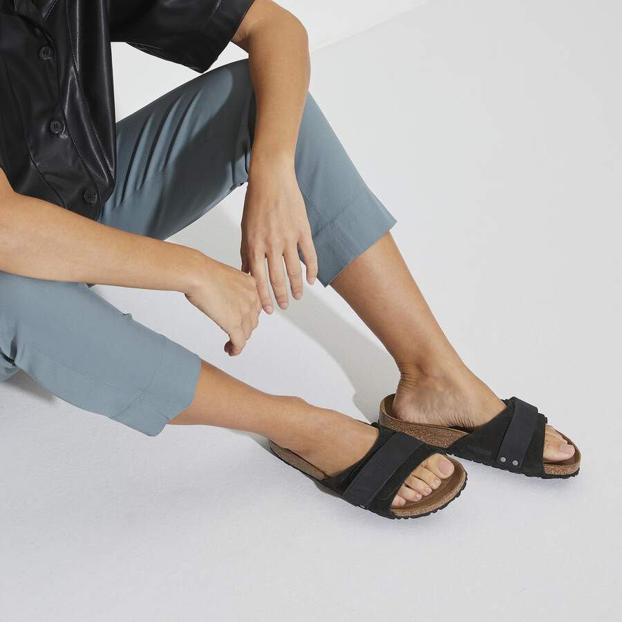 Oita Nubuck Leather/Suede - Black