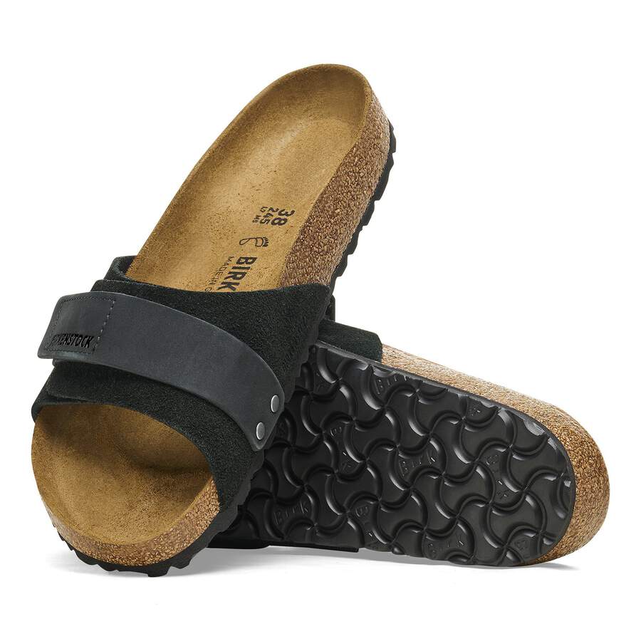 Oita Nubuck Leather/Suede - Black