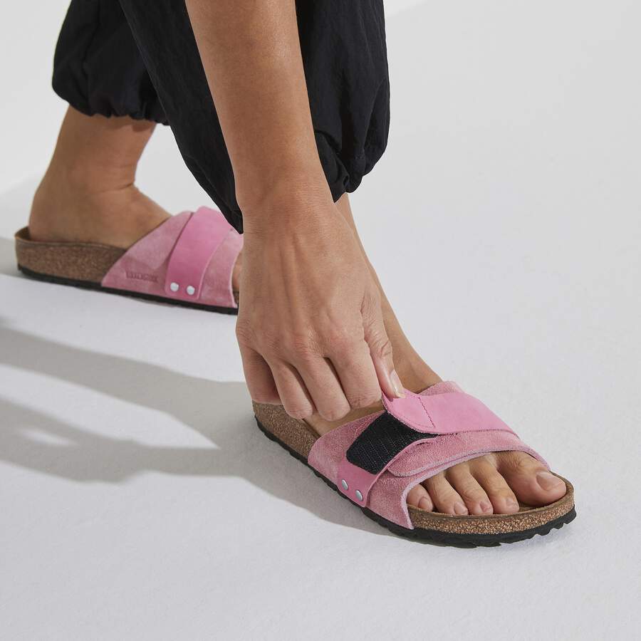 Oita Nubuck Leather/Suede - Candy Pink