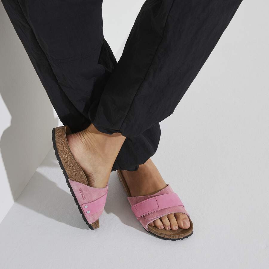 Oita Nubuck Leather/Suede - Candy Pink