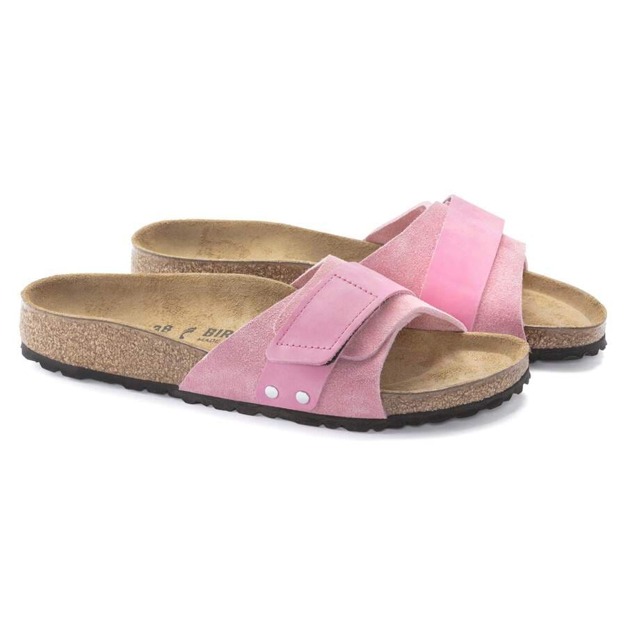 Oita Nubuck Leather/Suede - Candy Pink