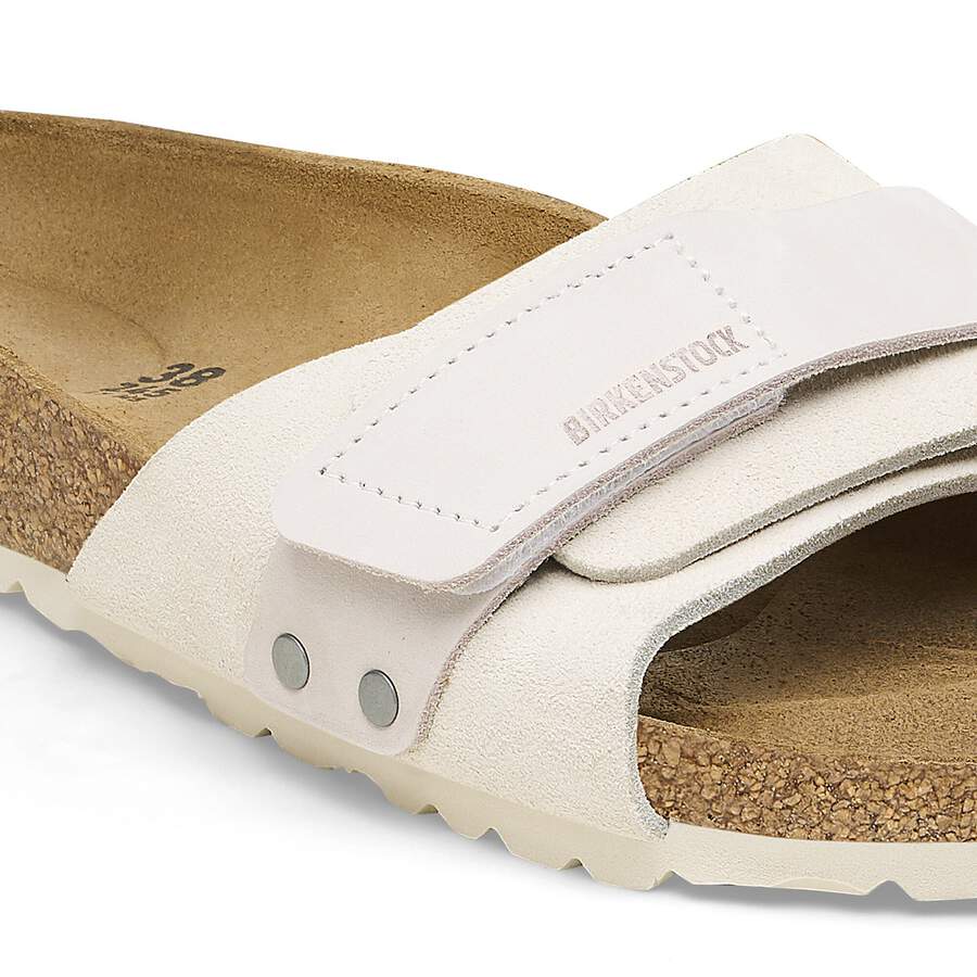 Oita Nubuck Leather/Suede - Antique White