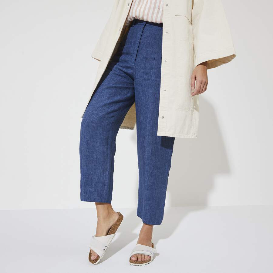Oita Nubuck Leather/Suede - Antique White