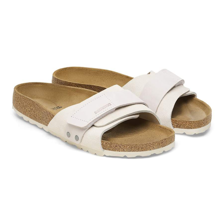 Oita Nubuck Leather/Suede - Antique White
