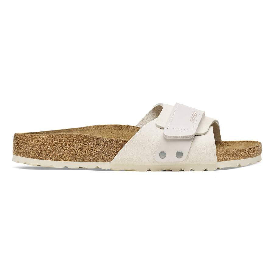 Oita Nubuck Leather/Suede - Antique White