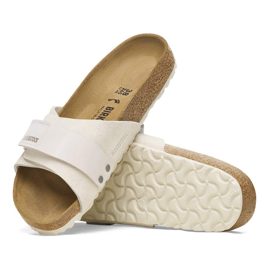 Oita Nubuck Leather/Suede - Antique White