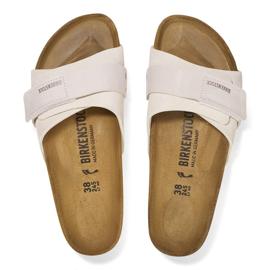 Oita Nubuck Leather/Suede - Antique White