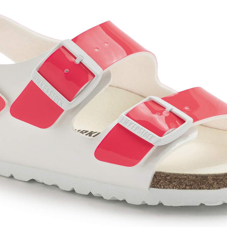 Milano BS Birko-Flor Patent - Neon Pink/White Patent