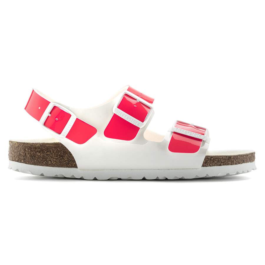 Milano BS Birko-Flor Patent - Neon Pink/White Patent